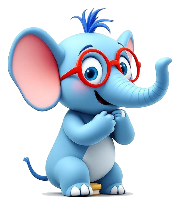 Éléphant heureux